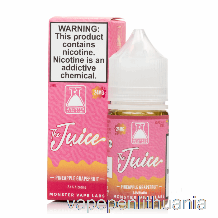 Ananasų Greipfrutų - Sulčių Druskos - 30ml 48mg Vape Skysčio